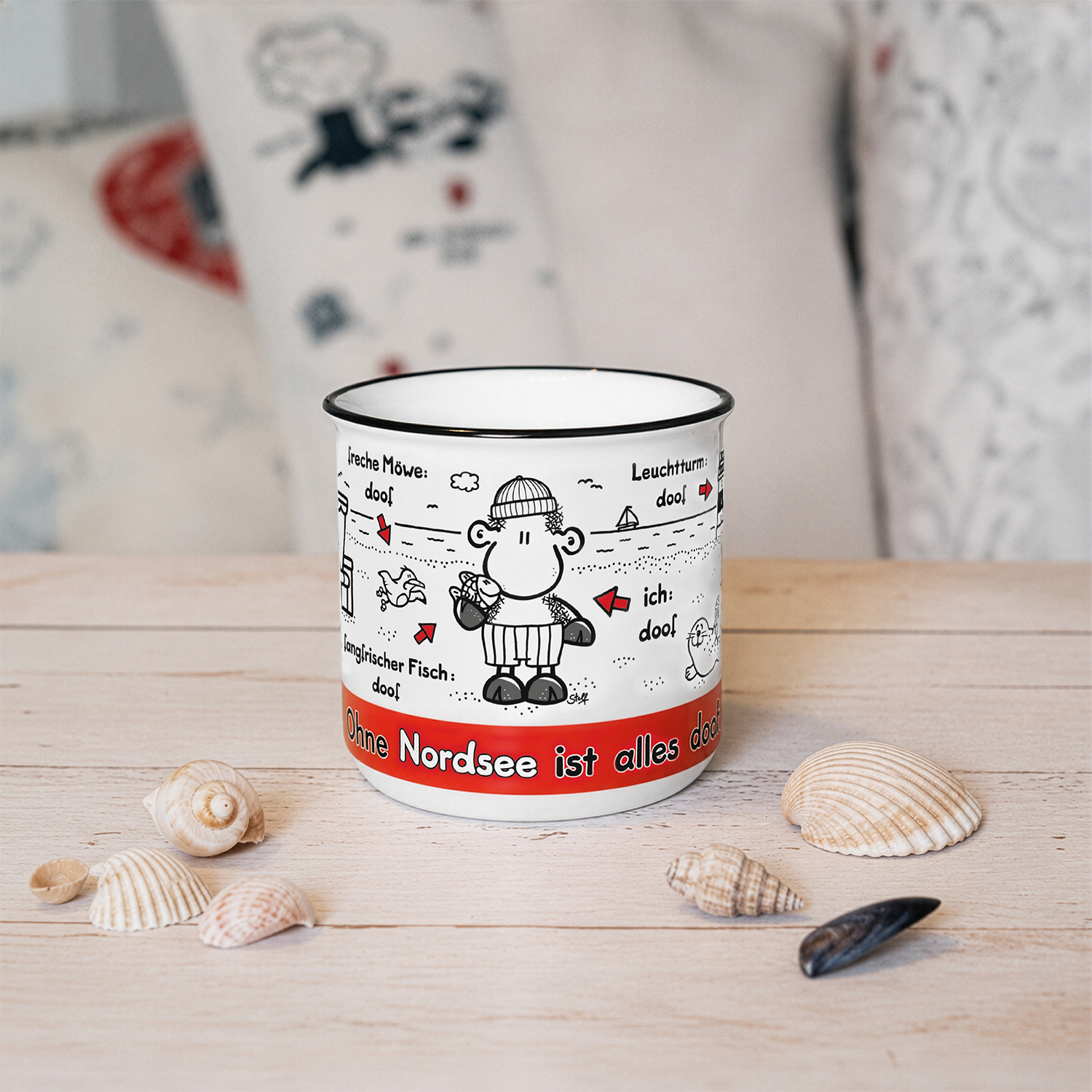 sheepworld Tasse  »Ohne Nordsee ist alles doof«