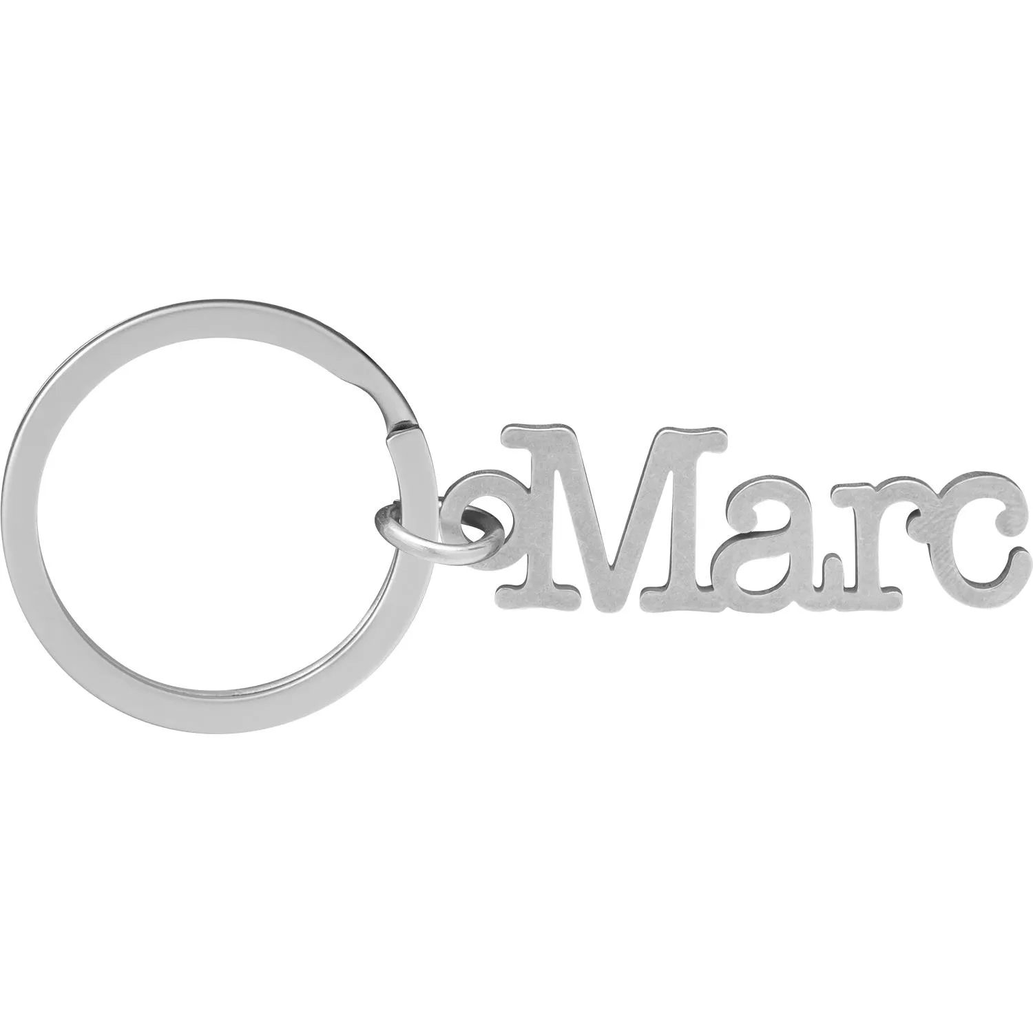 Schlüsselanhänger mit Name Marc aus Edelstahl – personalisierter Namensschriftzug.