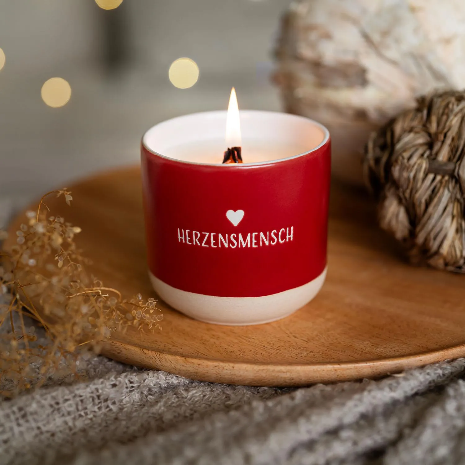 Knisterkerze »Herzensmensch«