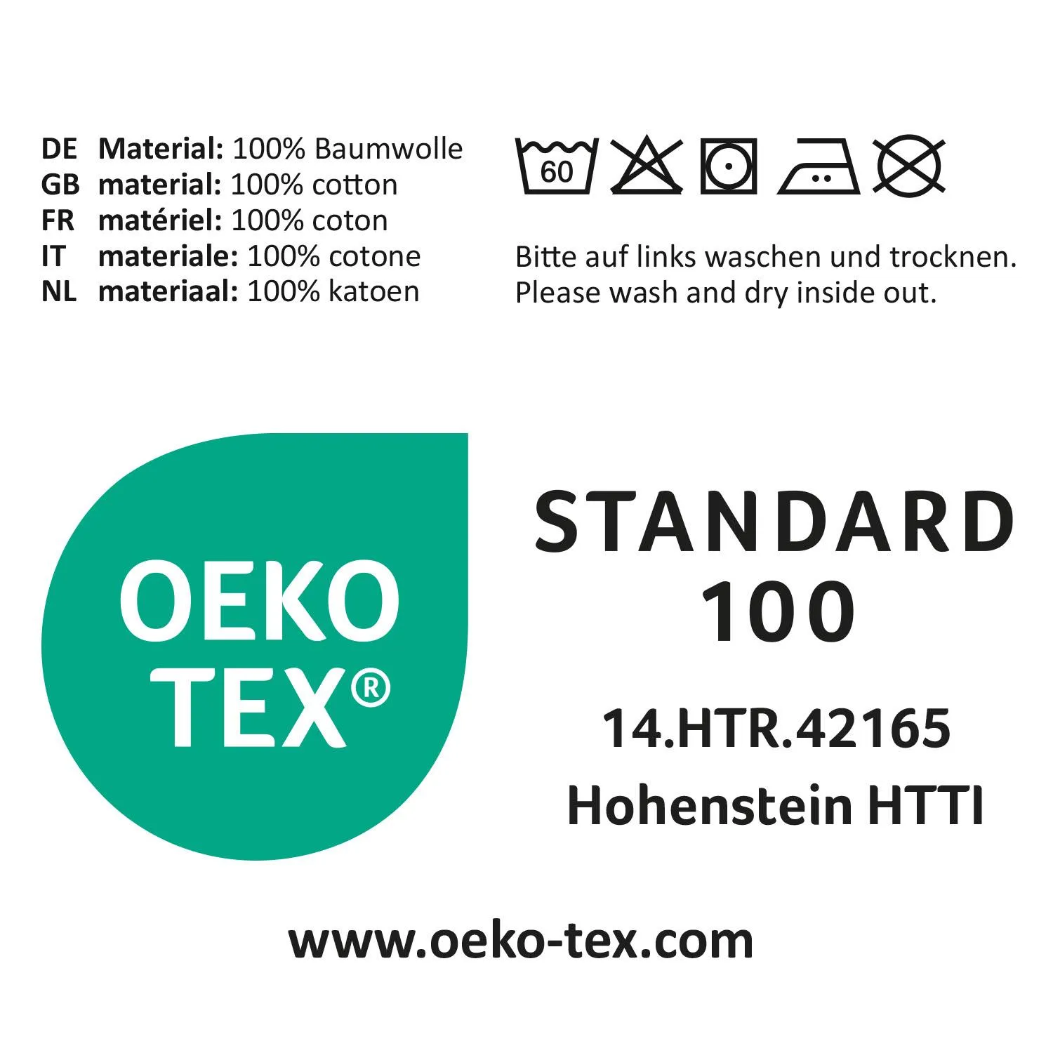 Bettwäsche »Positiv auf müde getestet«