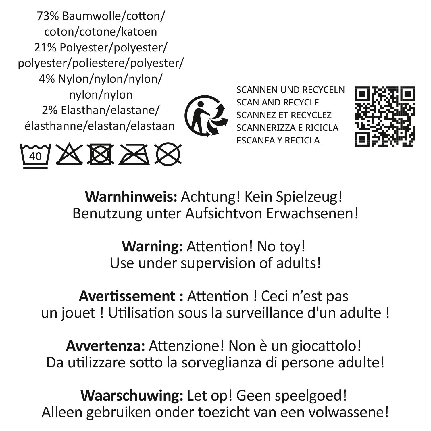 Zaubersocken »Gönn Dir!« – 1 Paar Socken mit fröhlichem Spruch, Baumwolle/Polyester/Nylon/Elasthan.