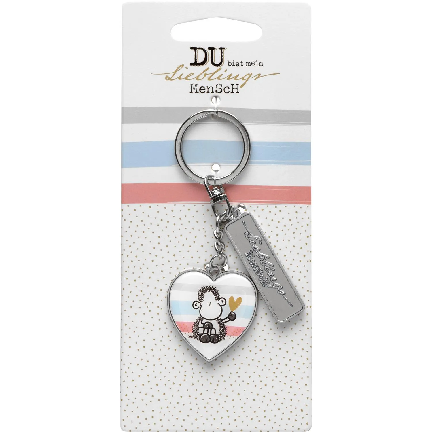 Schlüsselanhänger Motiv »DU bist mein Lieblingsmensch«
