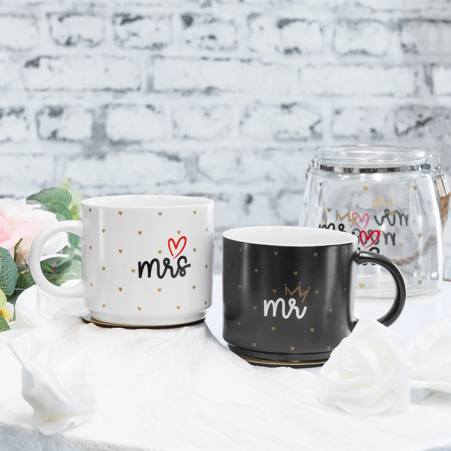 Tassen-Set »Mr. & Mrs.«