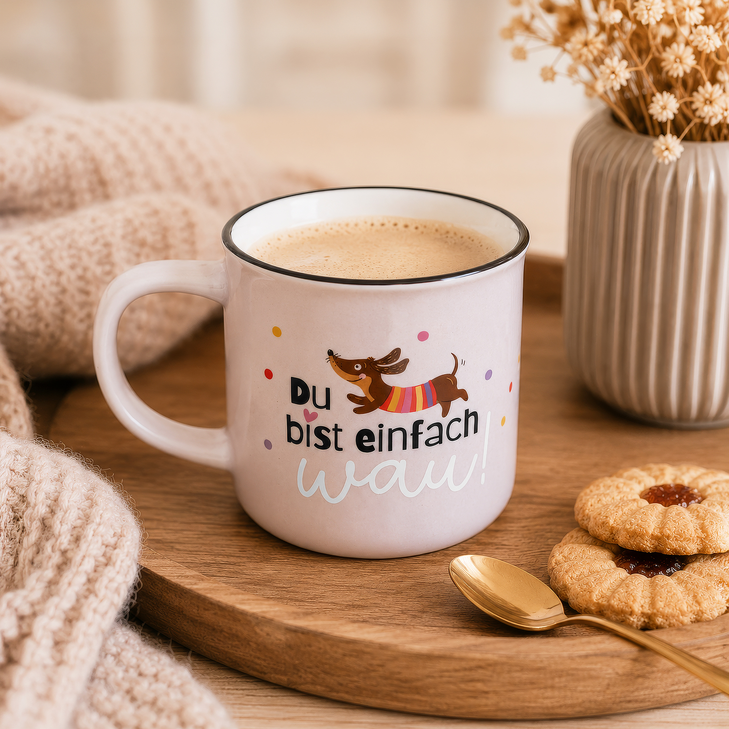 Dackelbecher »Du bist einfach wau«