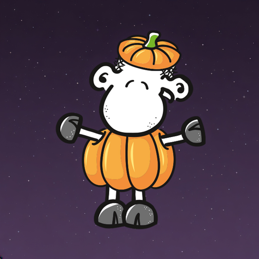 Halloween mit sheepworld