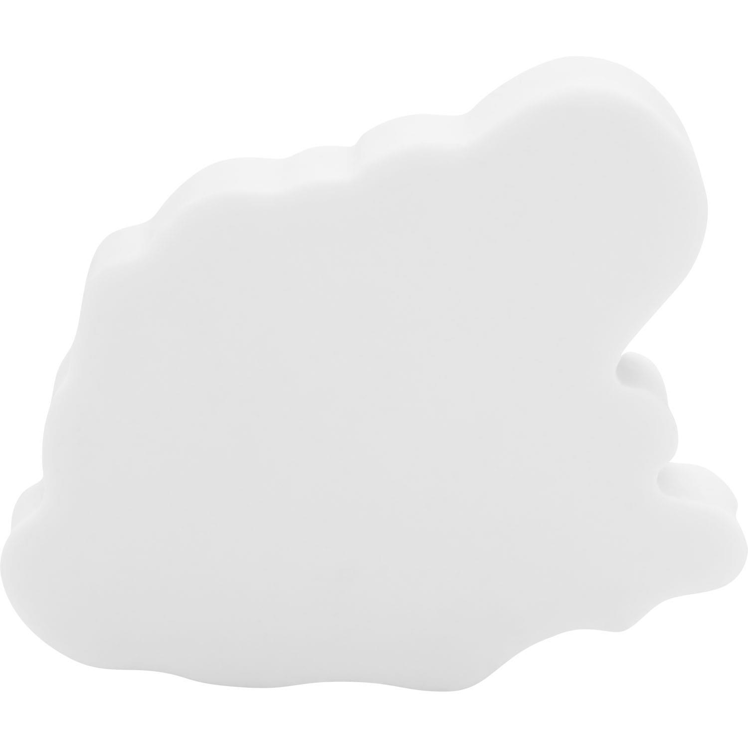 Weißer Wolken-Radiergummi aus Gummi, unicorn-inspiriert, 4,5 x 5,5 x 1 cm, auf Headercard