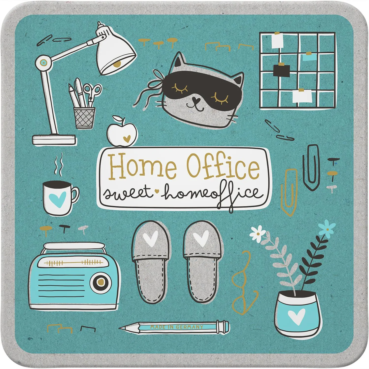 Untersetzer »Homeoffice« 