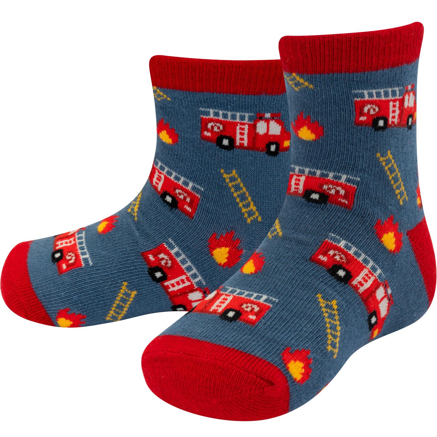 Kleinkind-Zaubersocken »Feuerwehr«