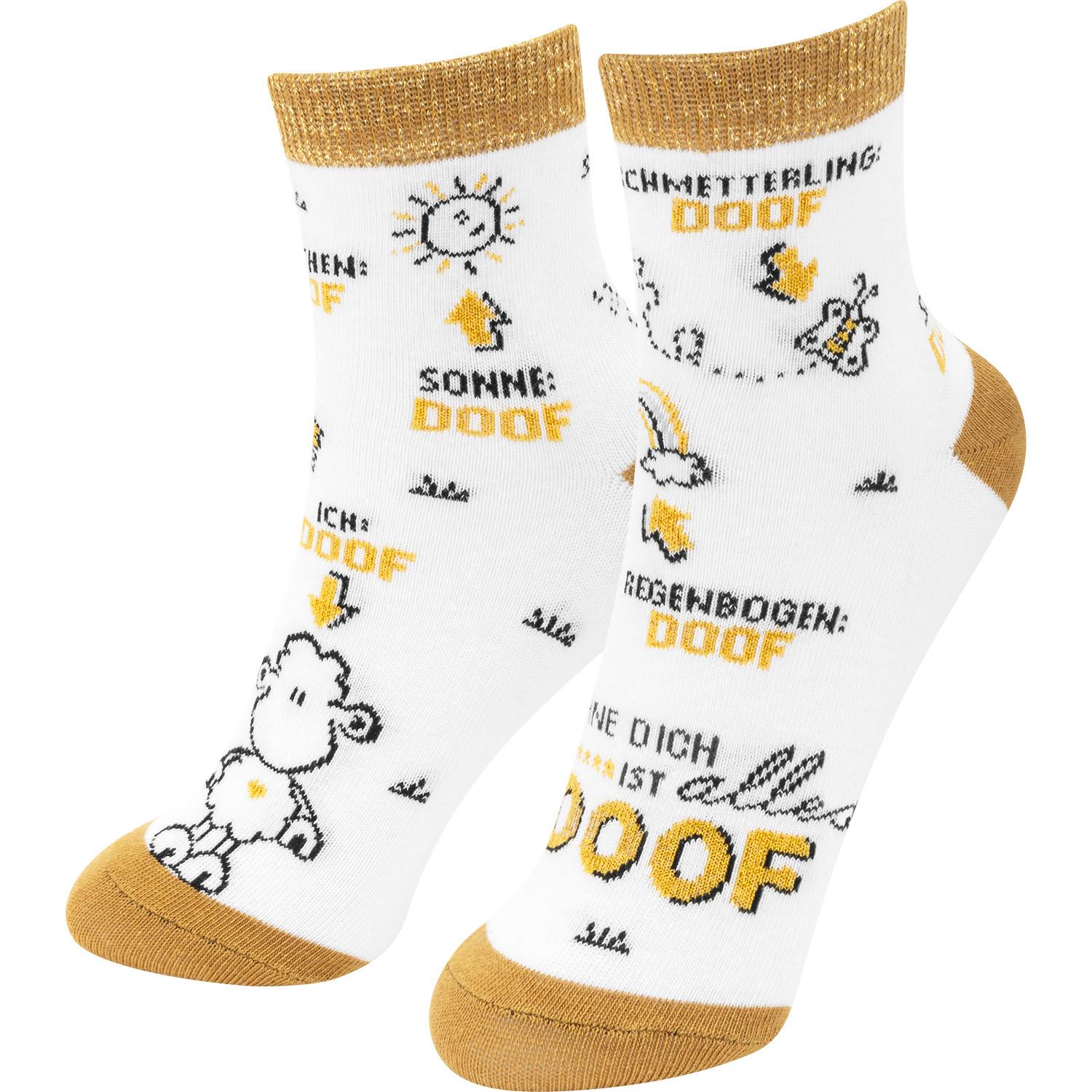 Zaubersocken »Ohne Dich ist alles doof.«