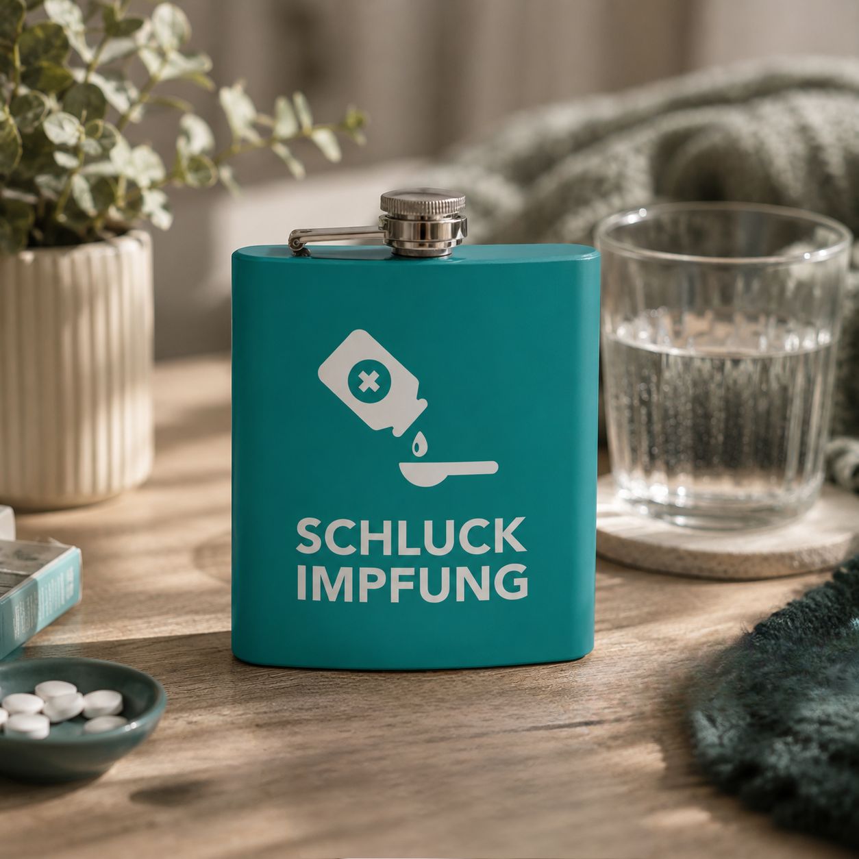 Flachmann »Schluckimpfung«