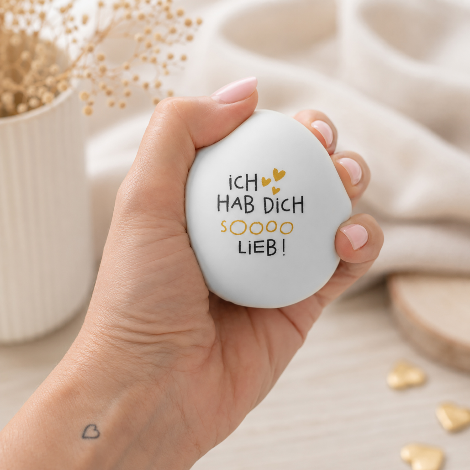 Knautschball »Ich hab Dich so lieb«