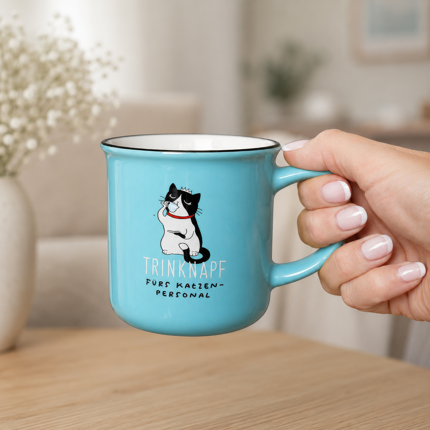 Becher Trinknapf fürs Katzenpersonal