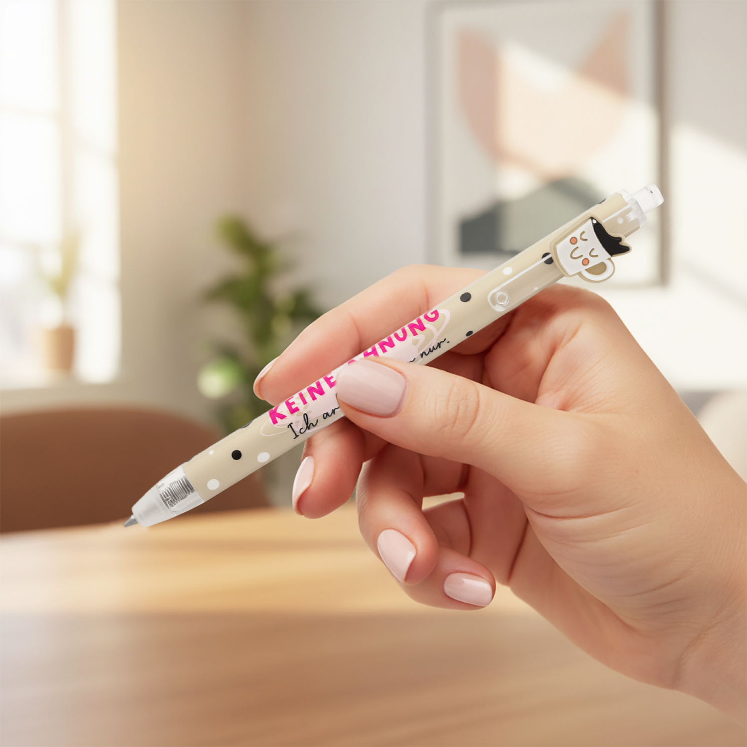 Radierbarer Gelstift »Keine Ahnung«