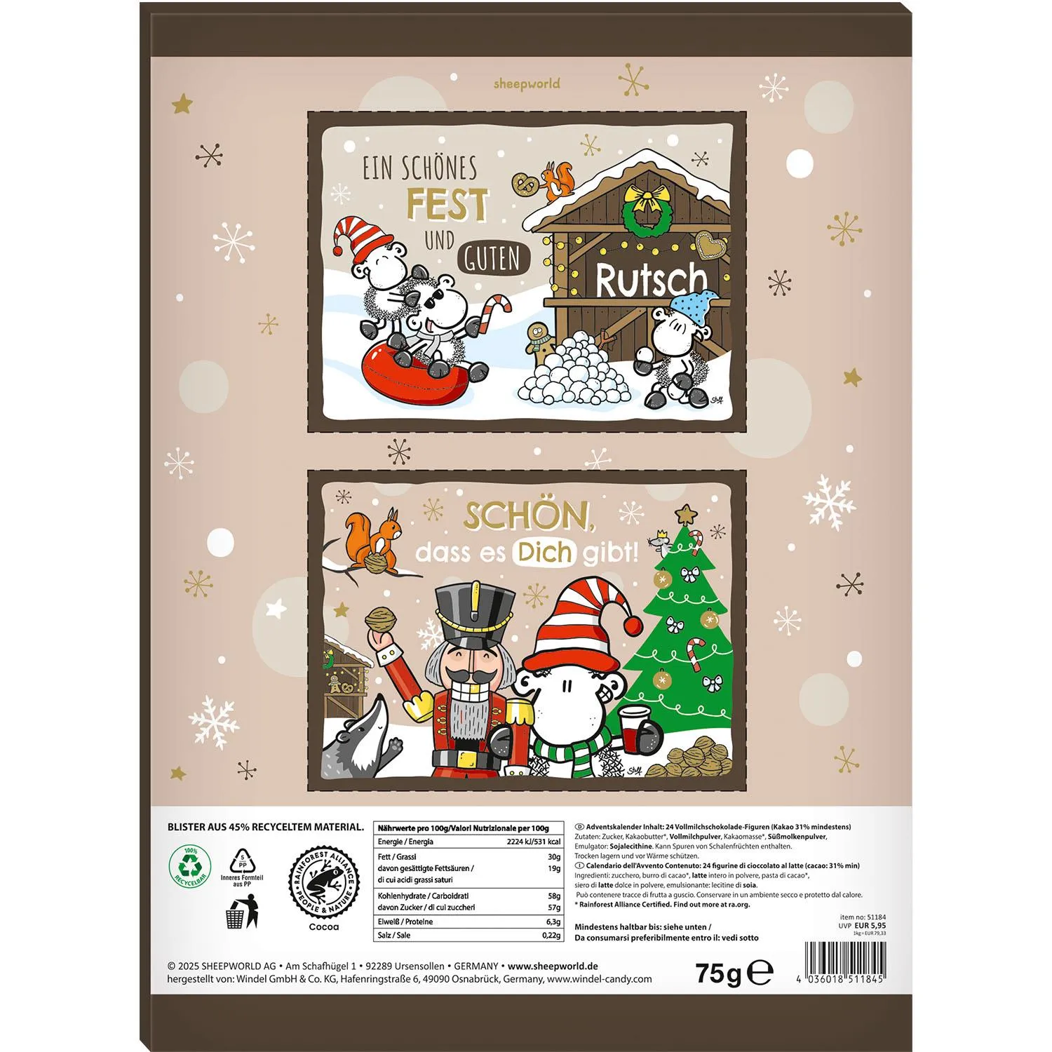 Adventskalender»Nussknacker«