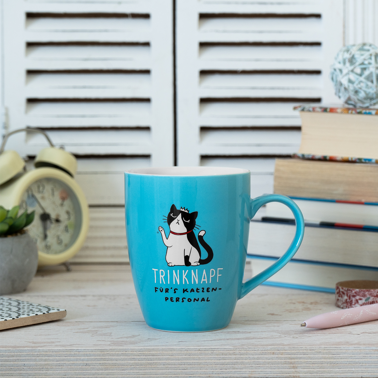 Böser Becher Trinknapf fürs Katzenpersonal