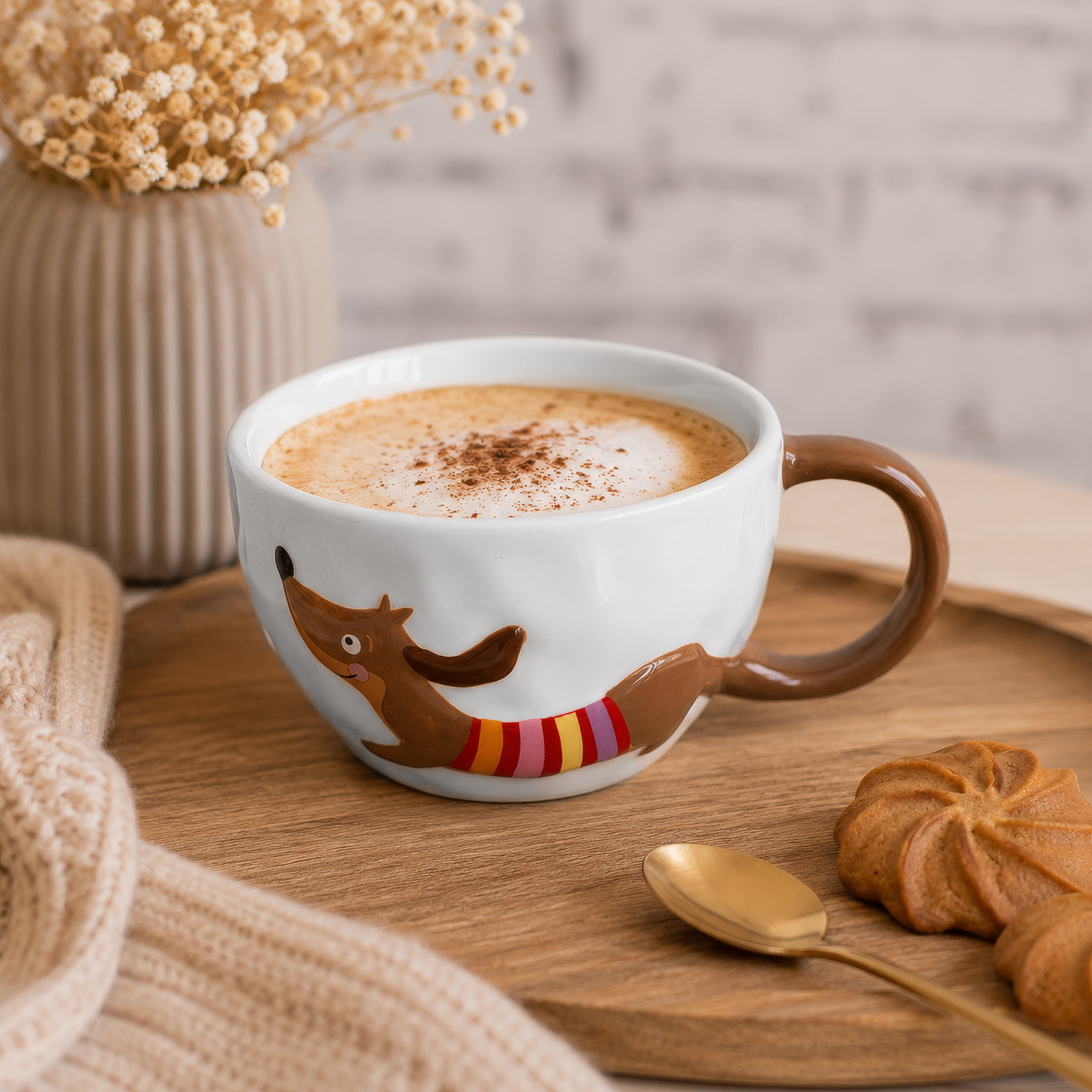 Figürliche Tasse »Dackel«