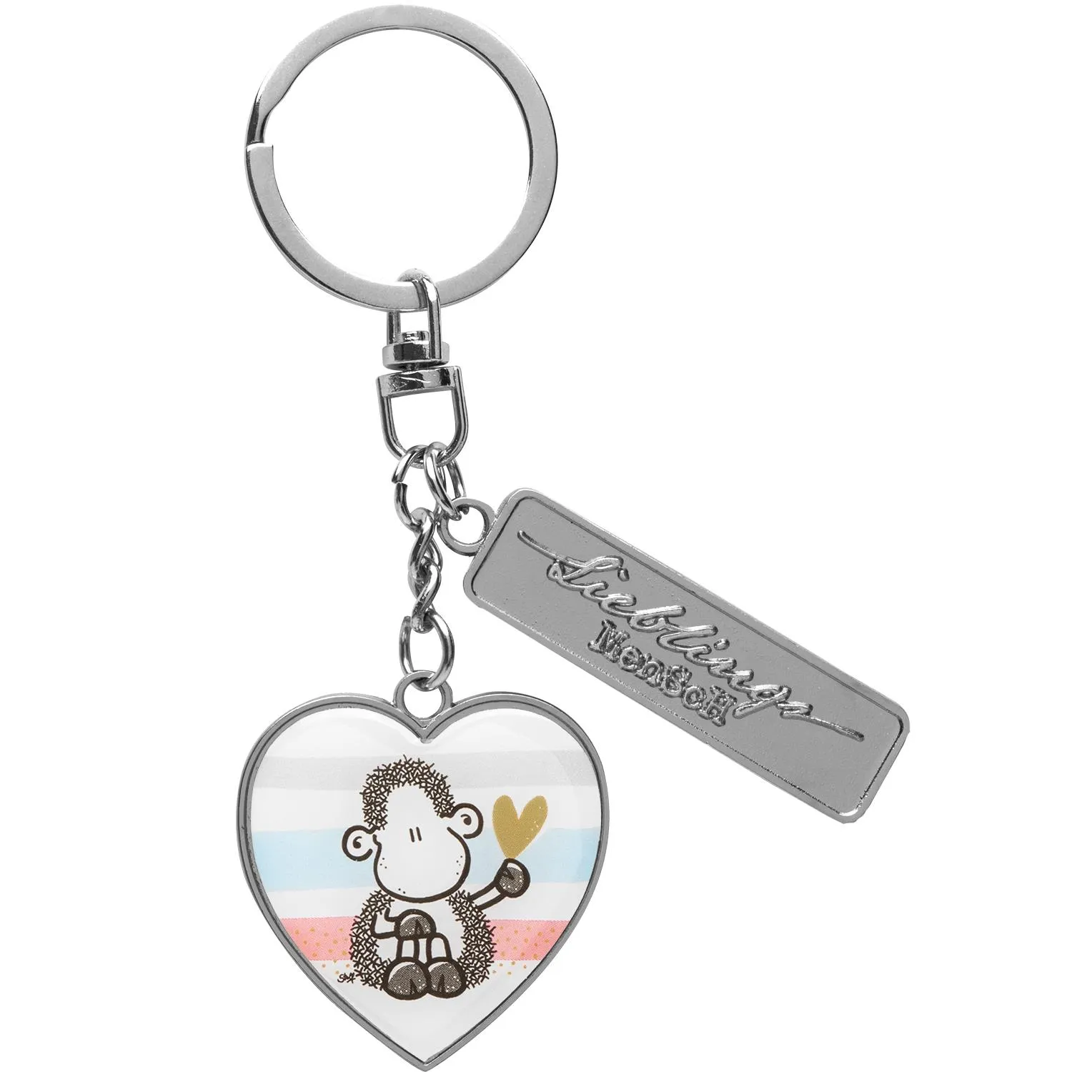 Schlüsselanhänger Motiv »DU bist mein Lieblingsmensch«