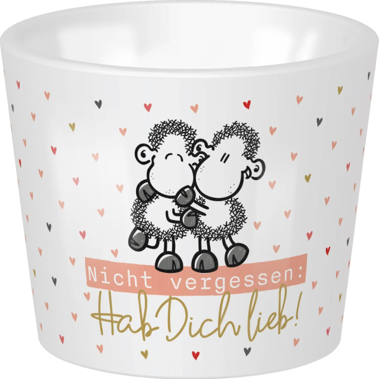 Eierbecher »Nicht vergessen: Hab Dich lieb!«