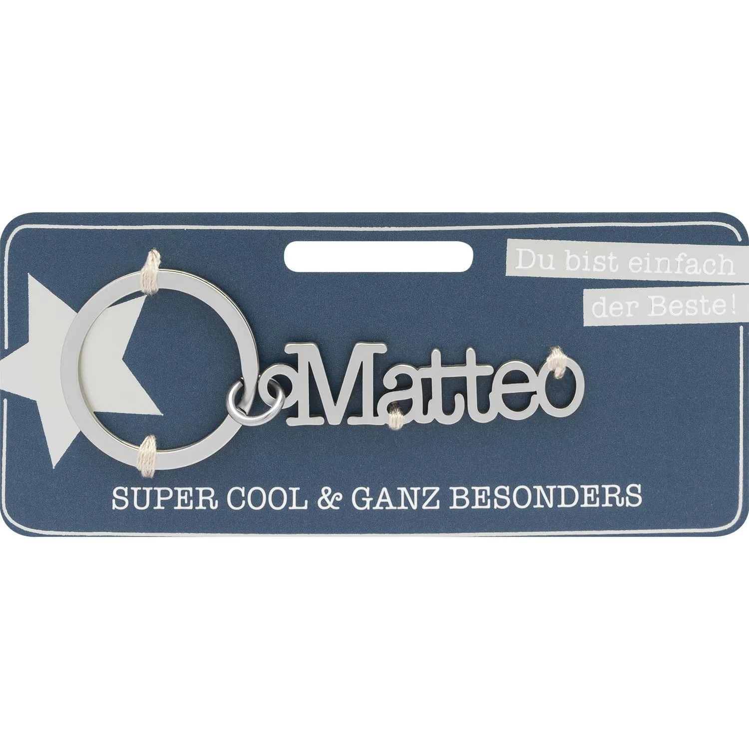 Schlüsselanhänger mit Name »Matteo«