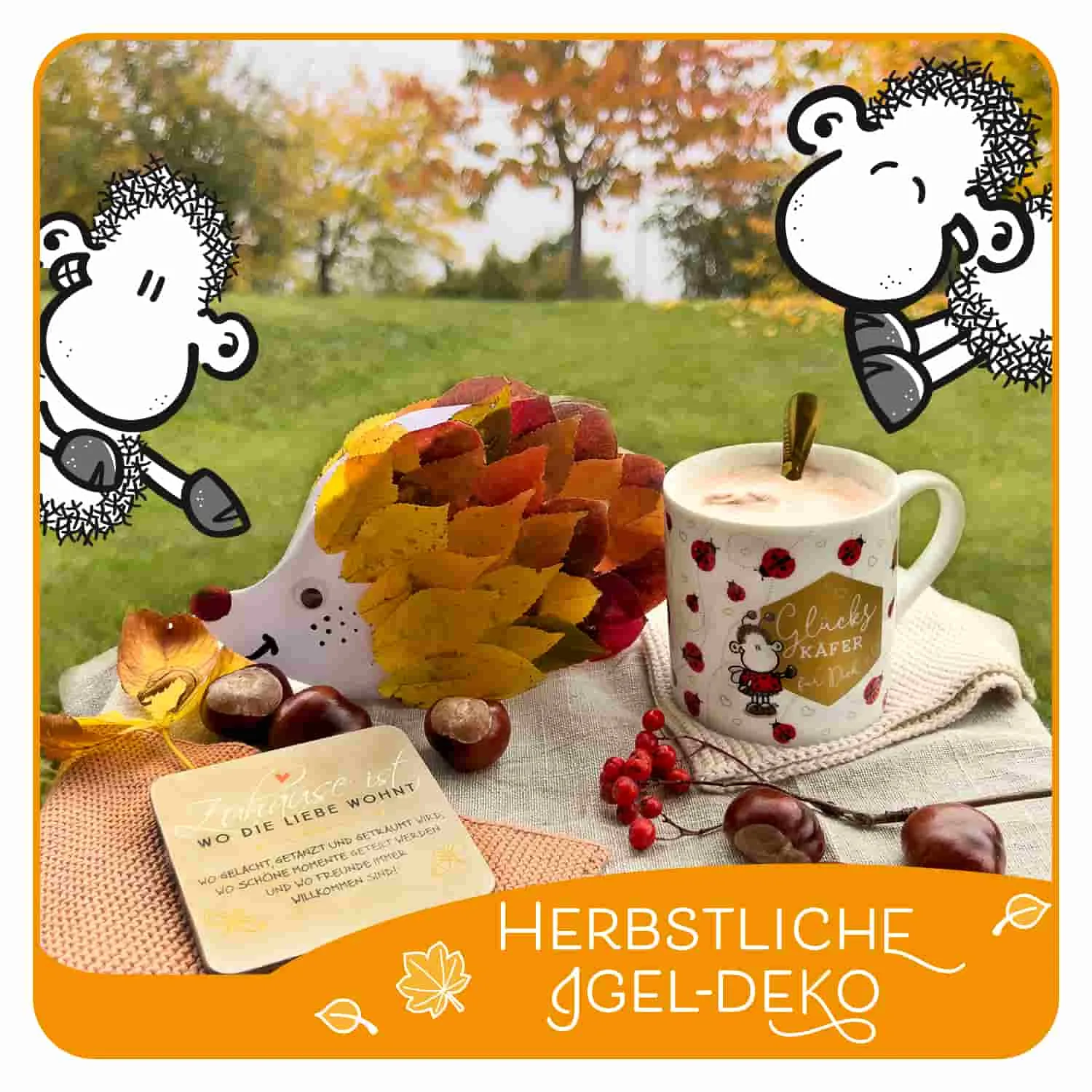 Beispielbild von selbstgebastelter Herbstdeko