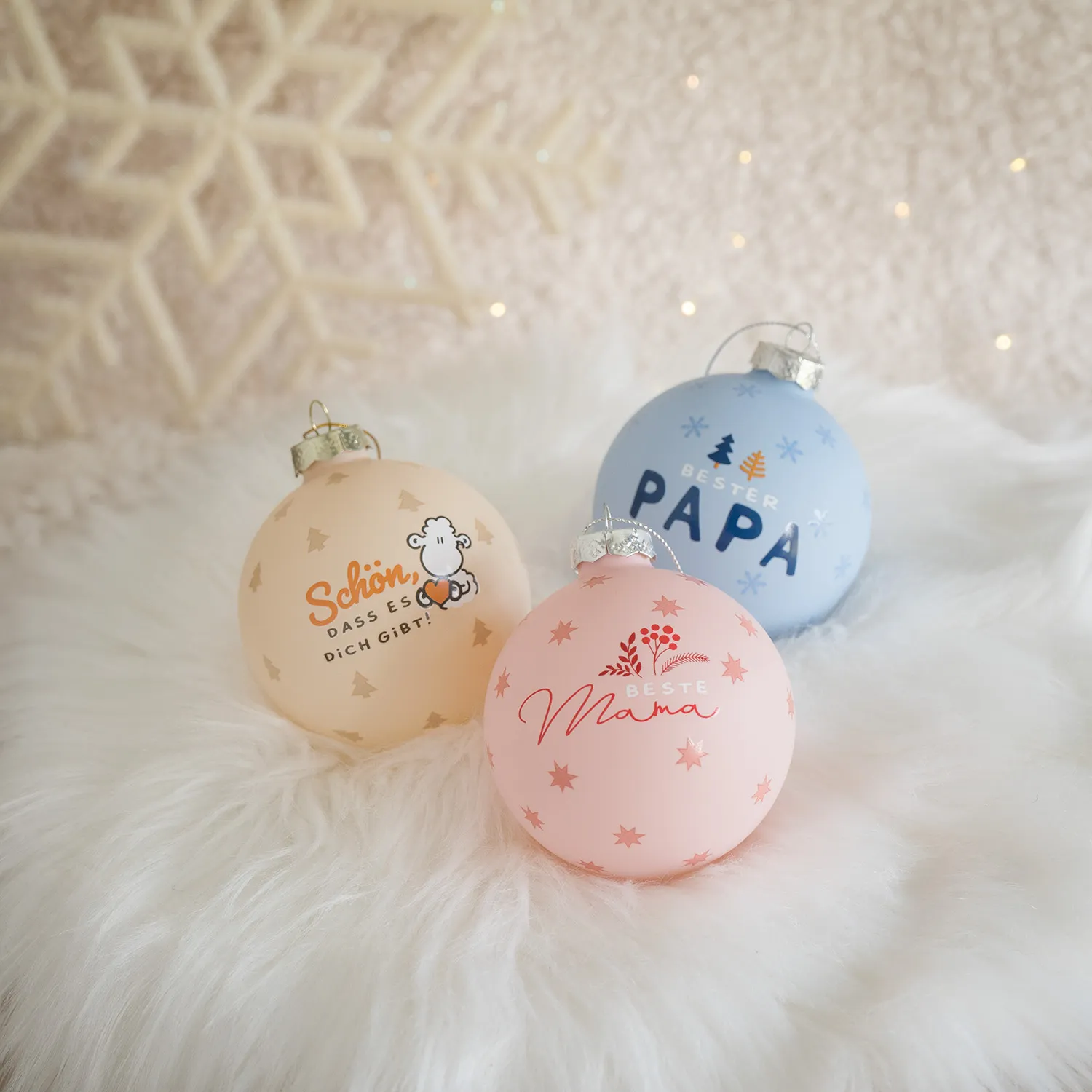 Weihnachtsgeschenk-Set »Weihnachtskugel Eltern«