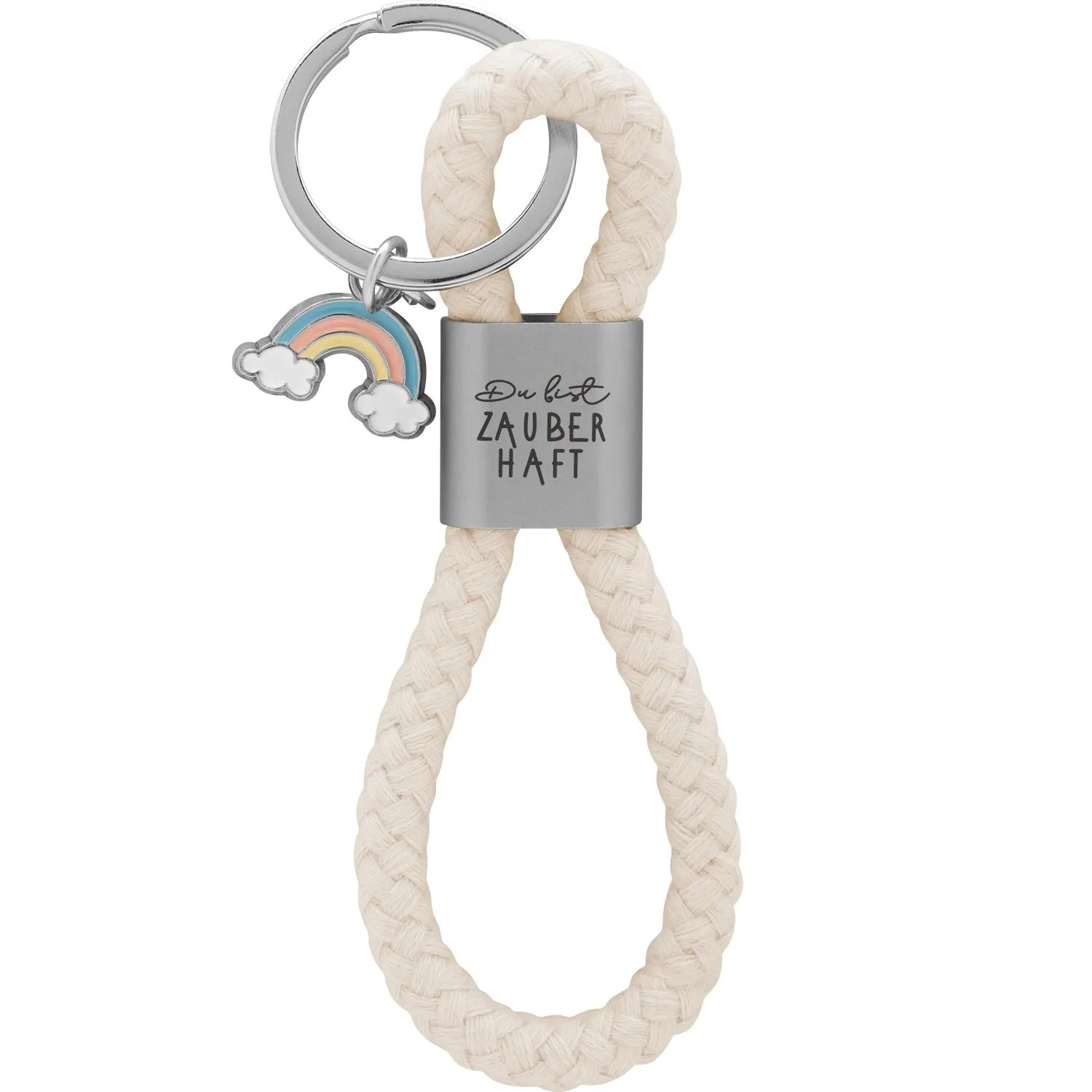 Schlüsselanhänger Baumwollkordel »Du bist zauberhaft«