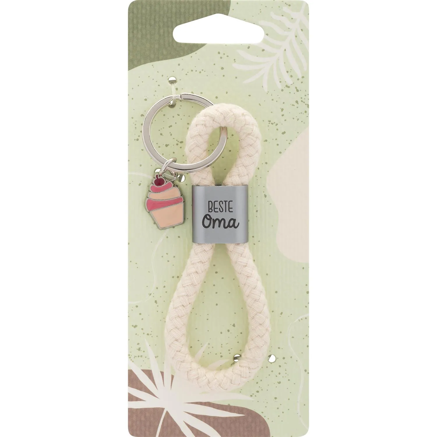 Schlüsselanhänger Baumwollkordel »Beste Oma«