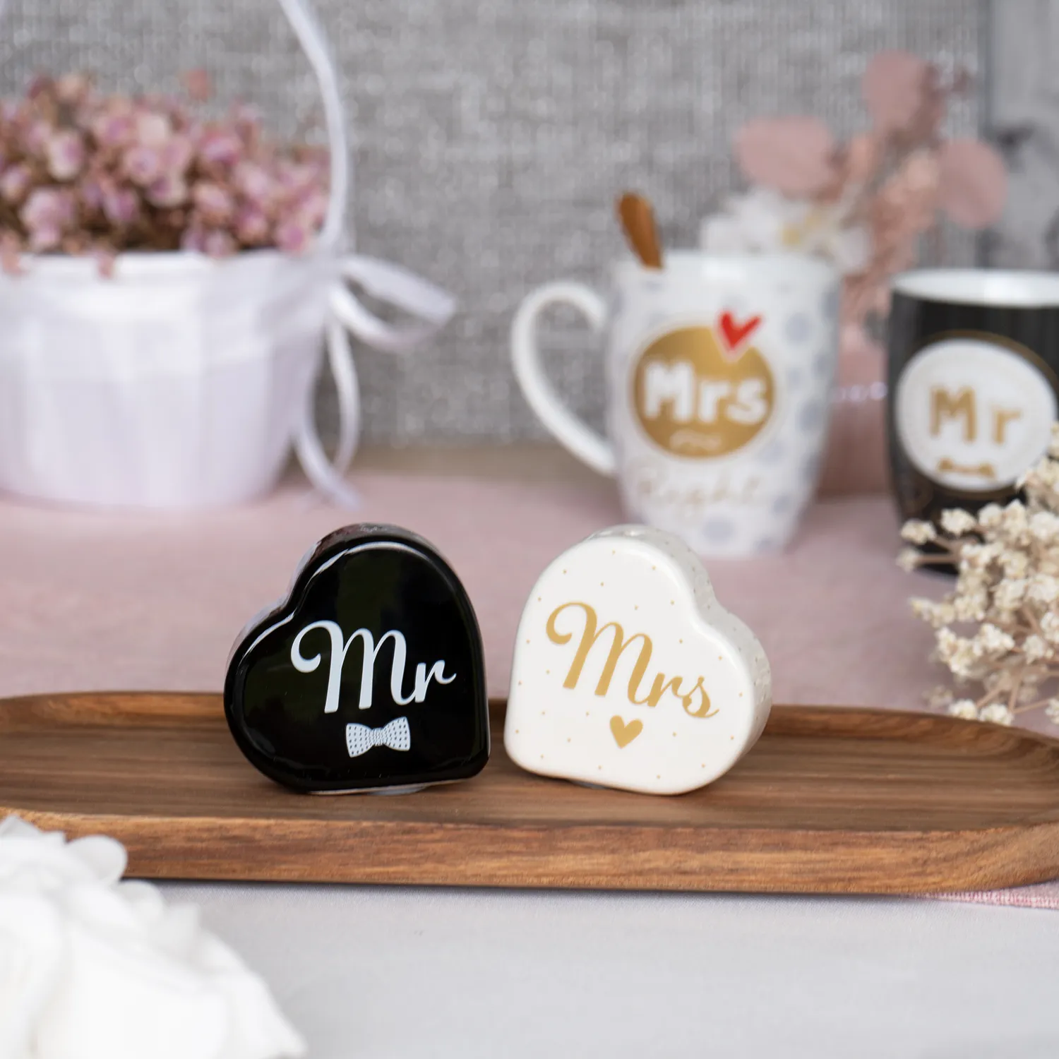 Salz- und Pfefferstreuer Set »Mr & Mrs«