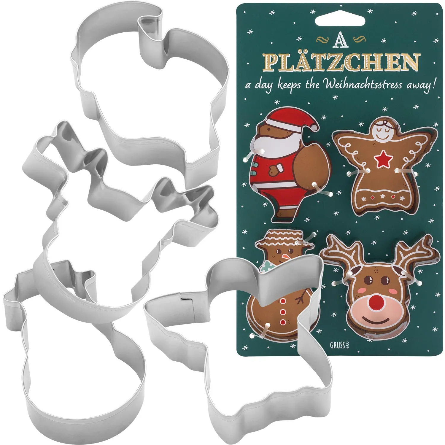 Plätzchenausstecher-Set »A Plätzchen a day«