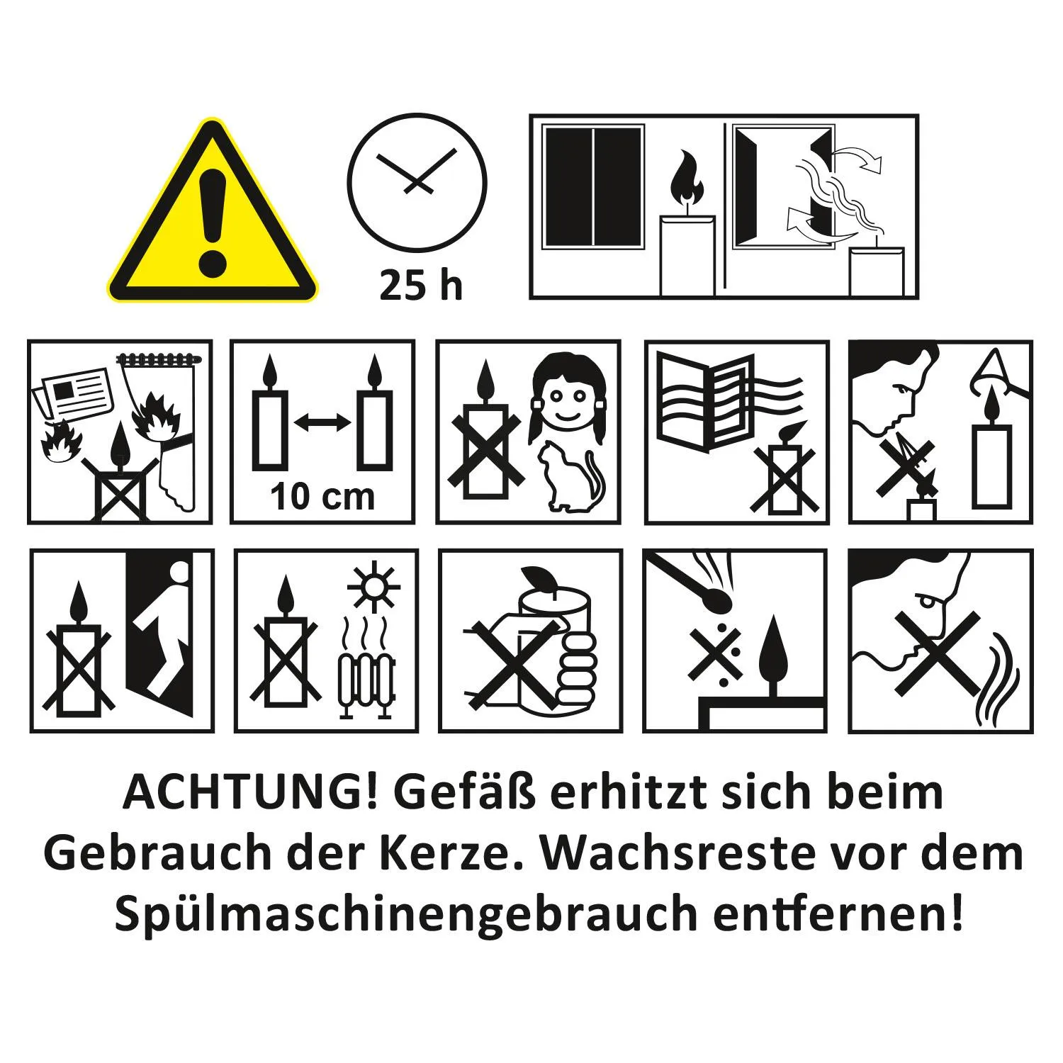 Duftkerze in Porzellanhalter mit Vanilleduft – warme, gemütliche Geschenkidee.