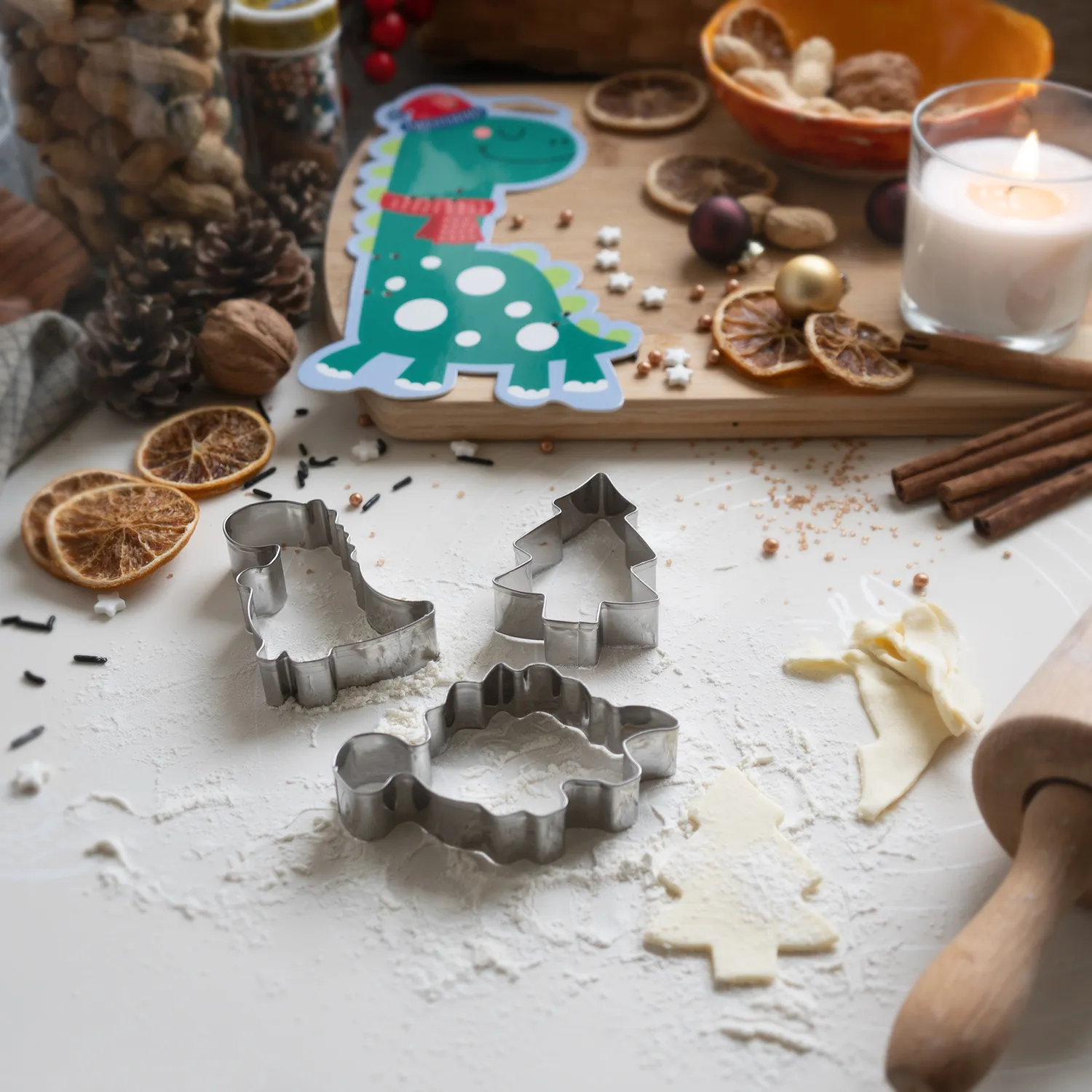 Keksausstecher-Set für Kinder »Dino«