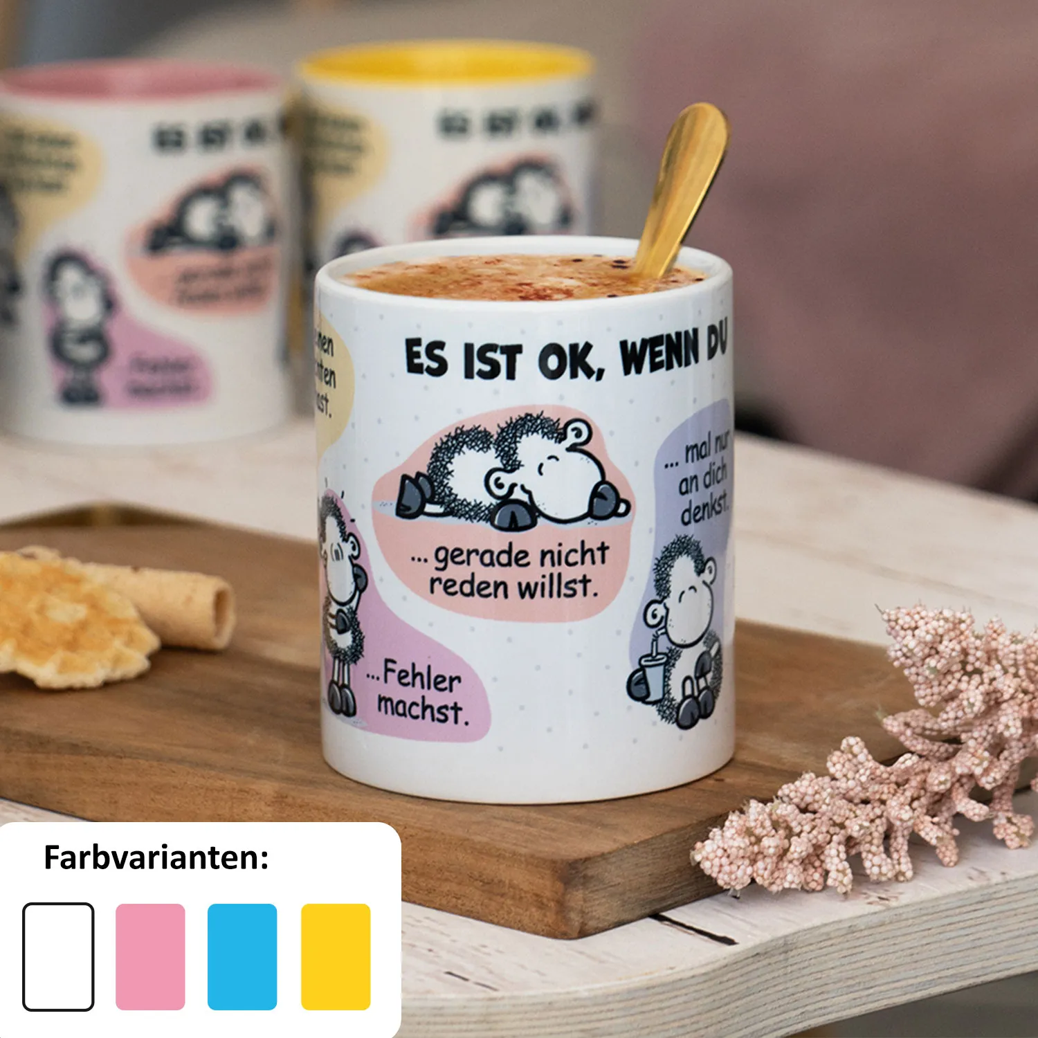 Tasse »Es ist ok, wenn ...« weiß