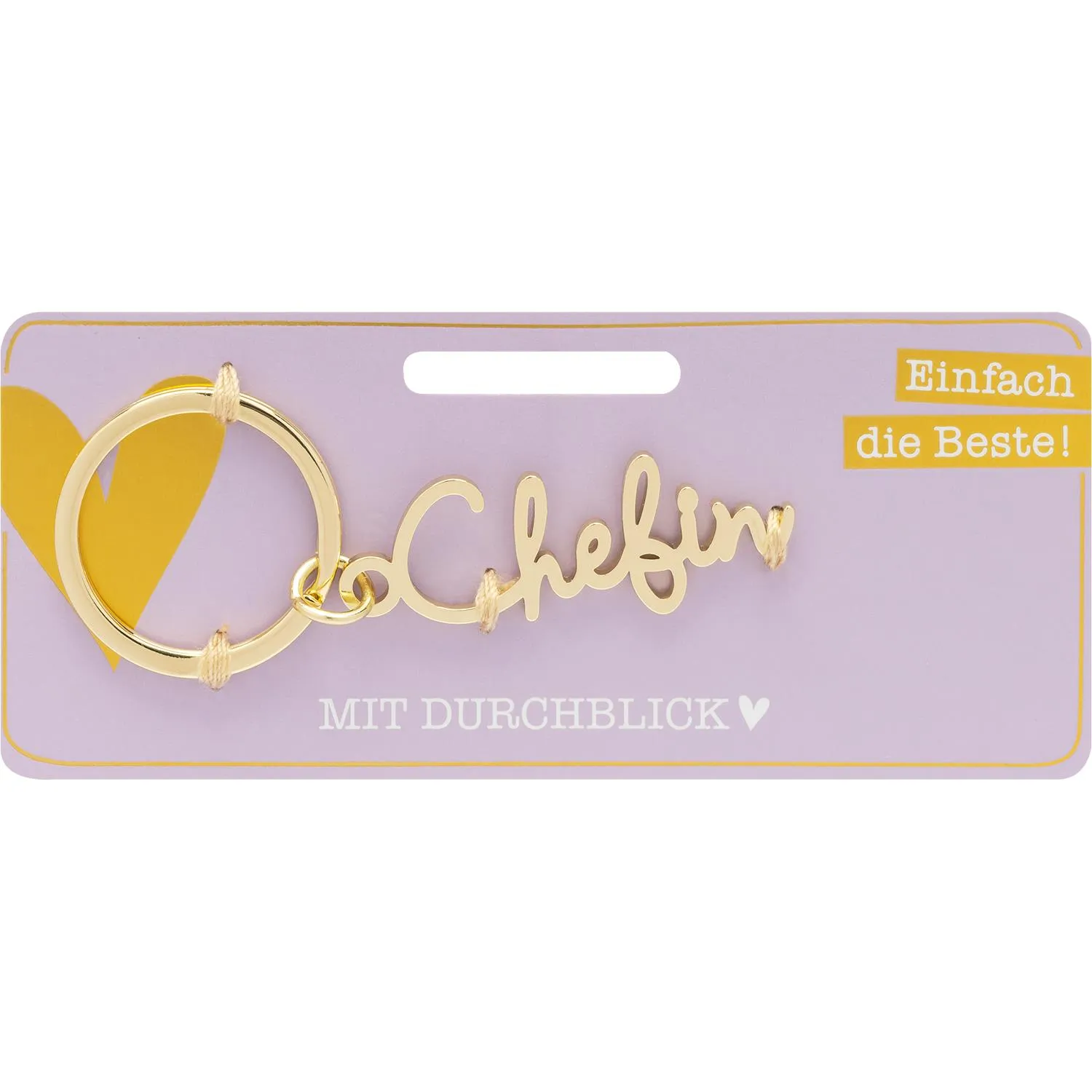 Anhänger Schlüssel-Worte »Chefin«
