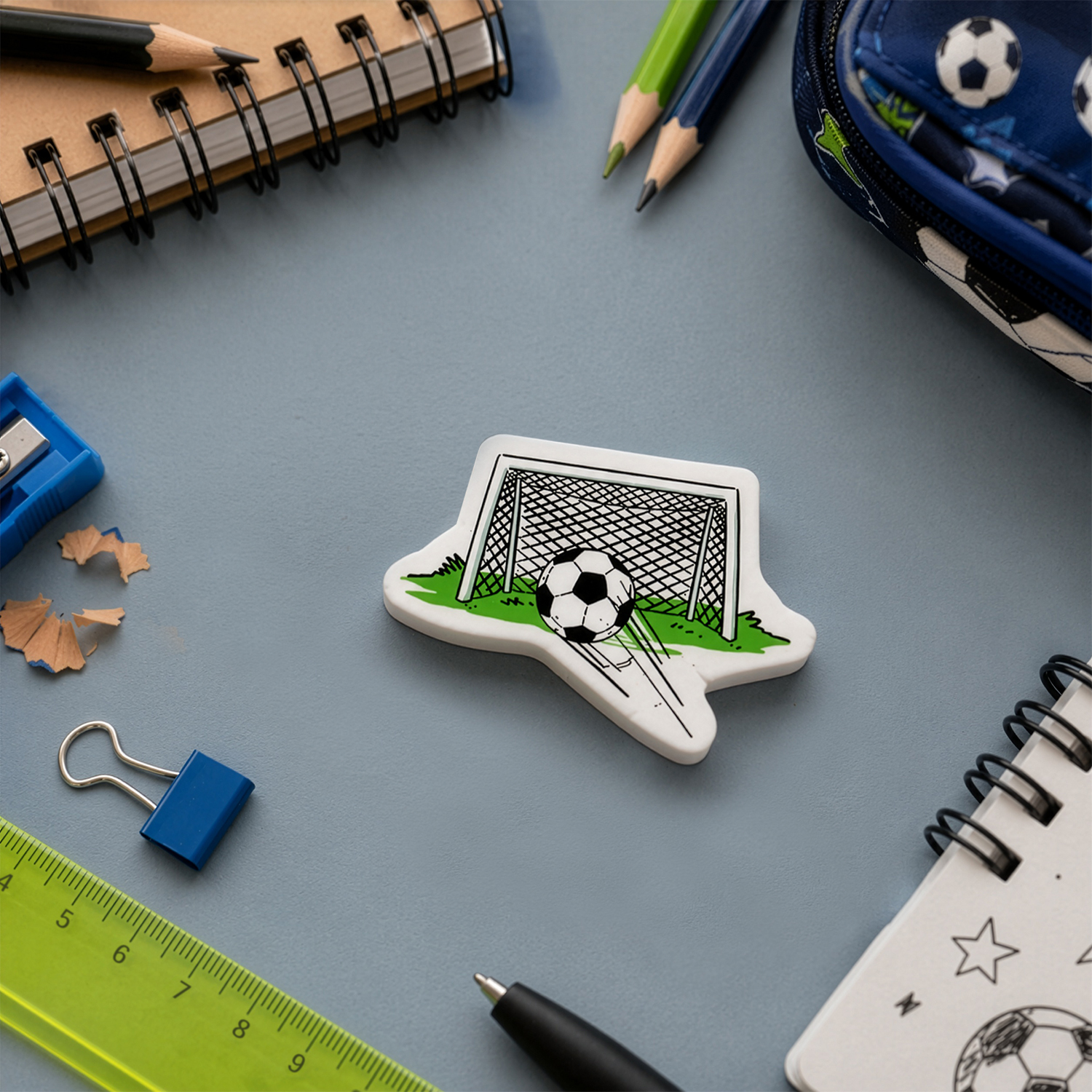 Radierer Fußball
