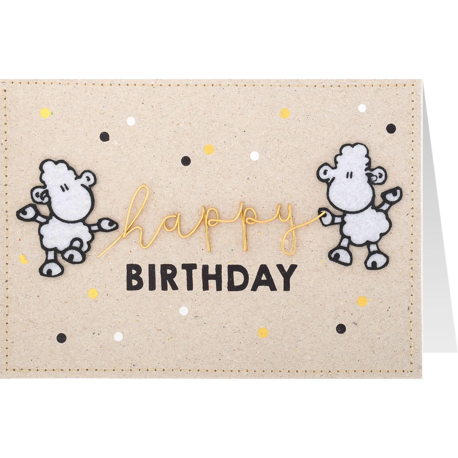 Grußkarte handmade »Happy Birthday«