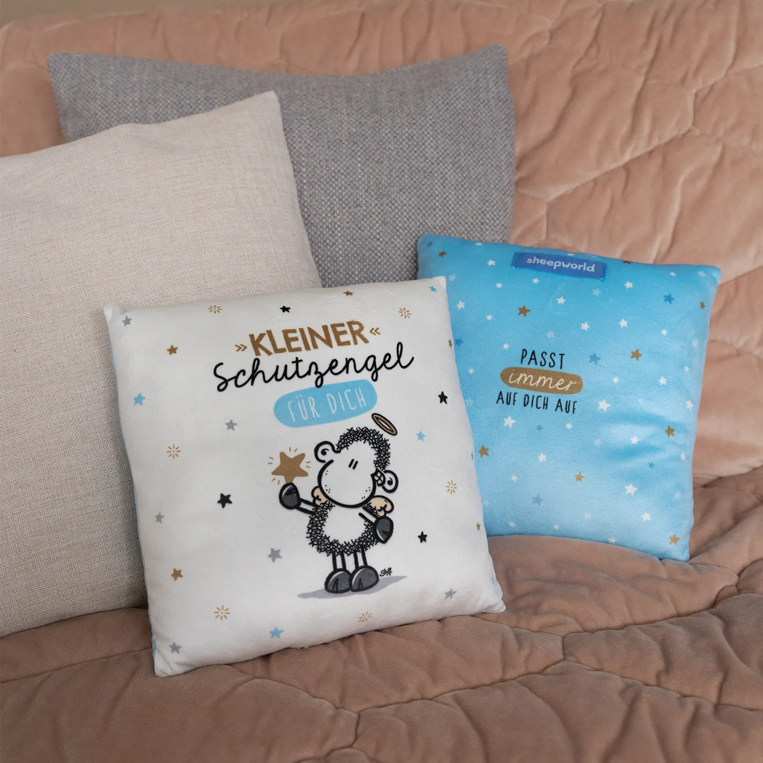 Plüschkissen »Kleiner Schutzengel für Dich«