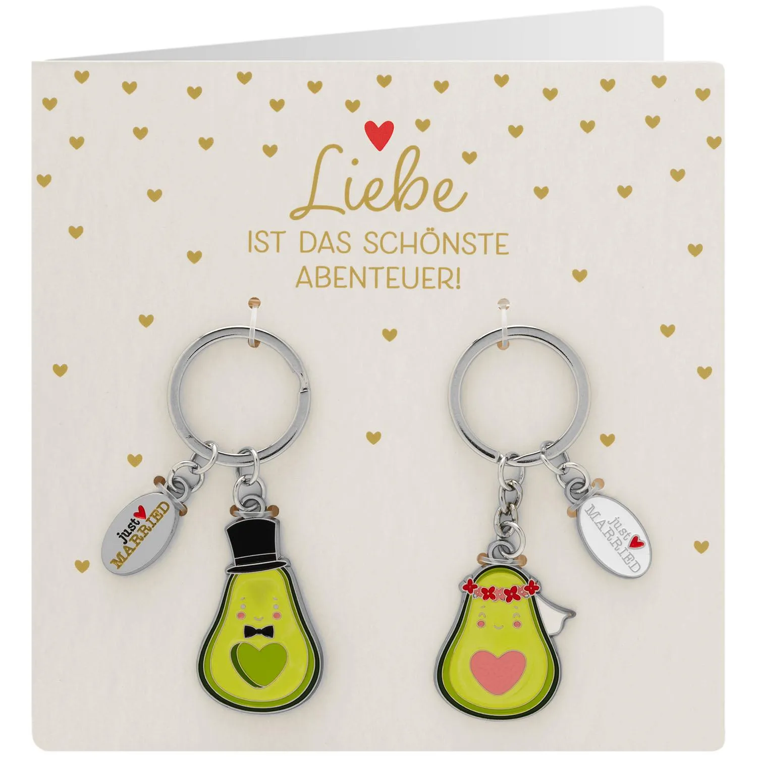Paar-Schlüsselanhänger »Avocado«