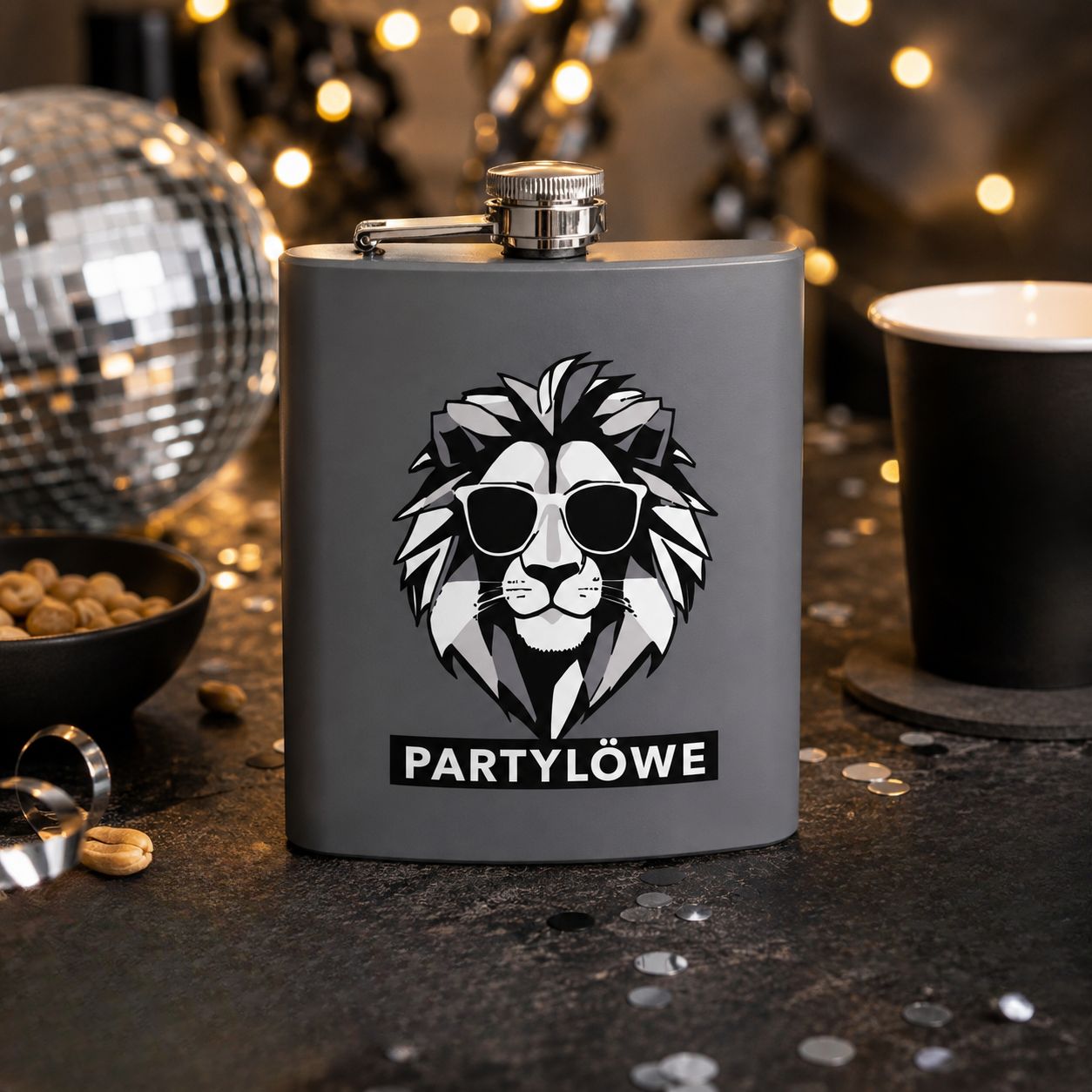 Flachmann »Partylöwe«