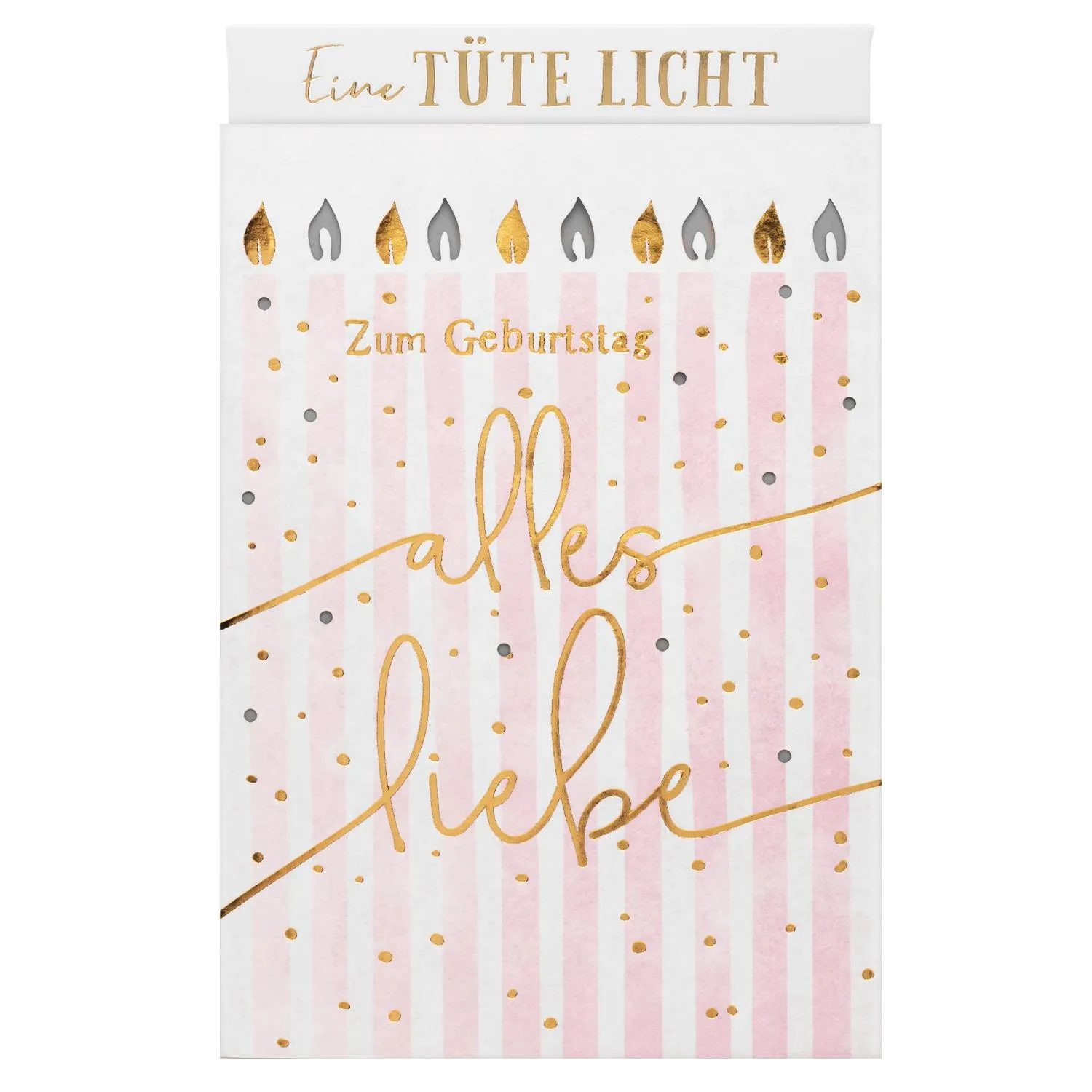 Lichttüte »Zum Geburtstag alles Liebe«