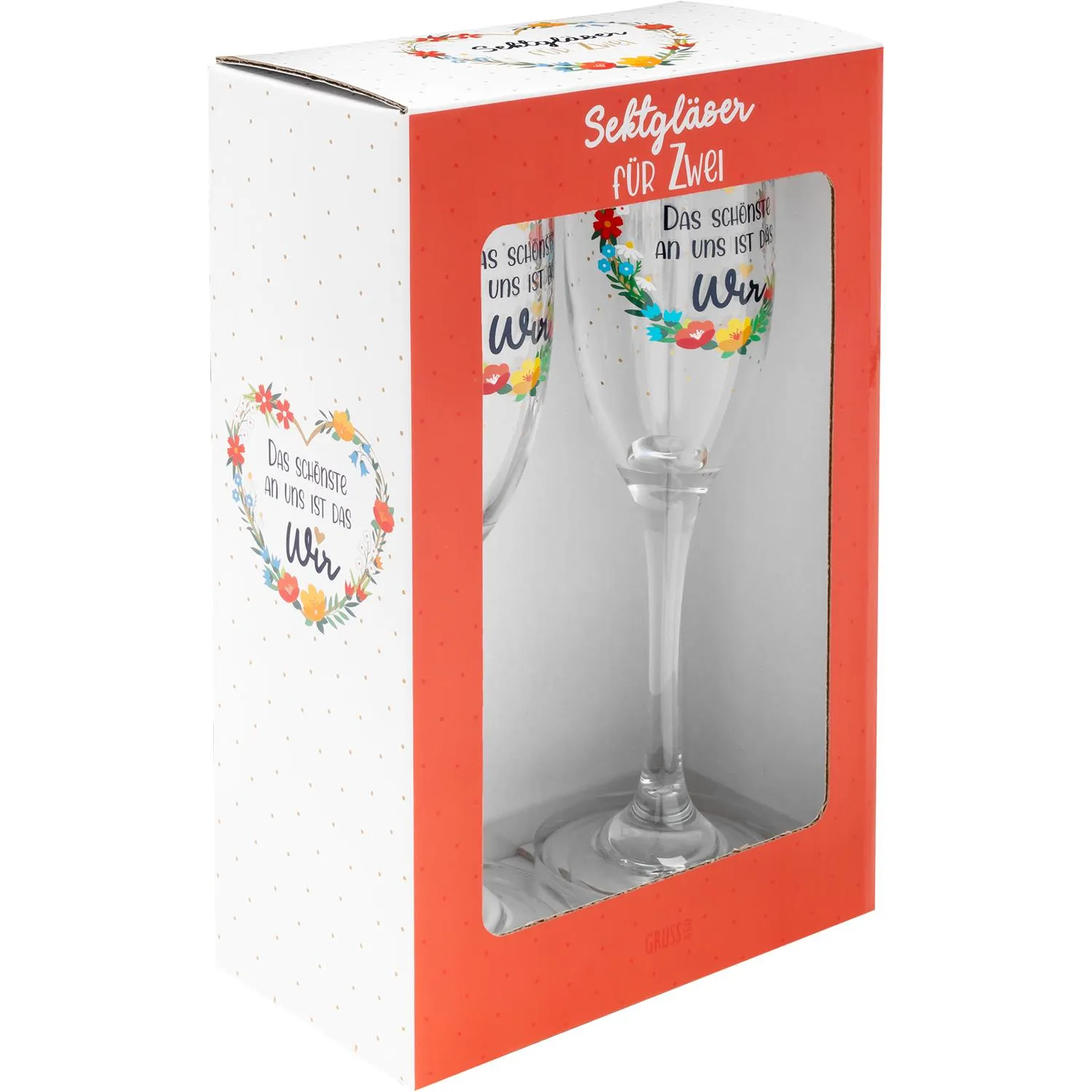 Sektgläser für Zwei »Das Schönste an uns ist das Wir«