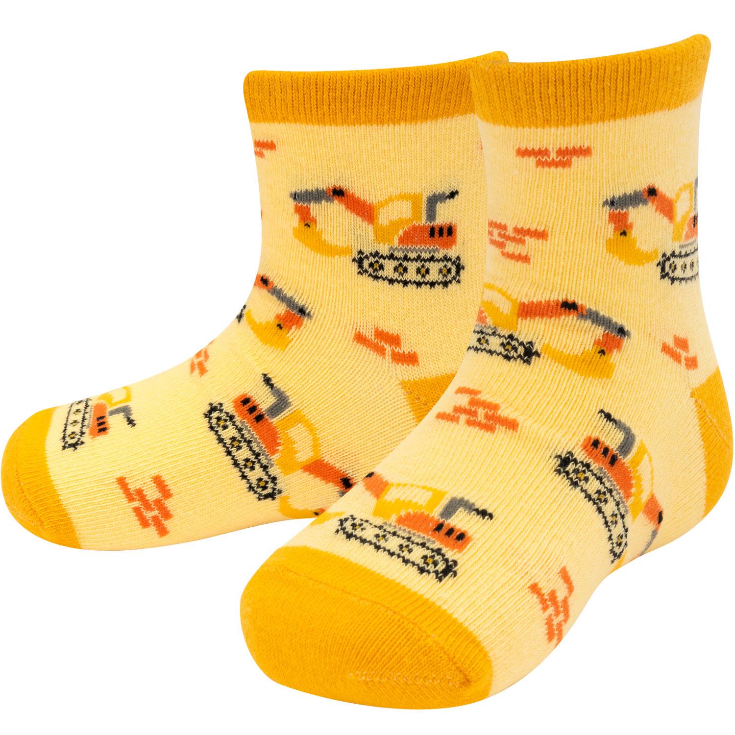Kleinkind-Zaubersocken »Bagger«
