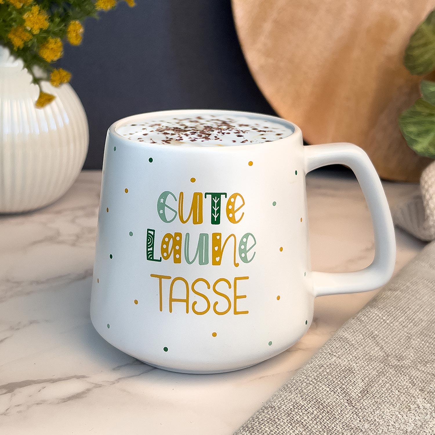 Tasse Konisch »Gute Laune Tasse«