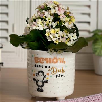Blumenübertopf Schön, dass es Dich gibt