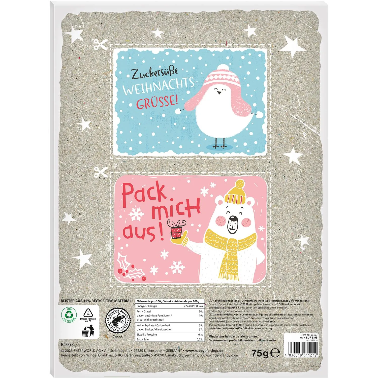 Adventskalender »Einhorn«