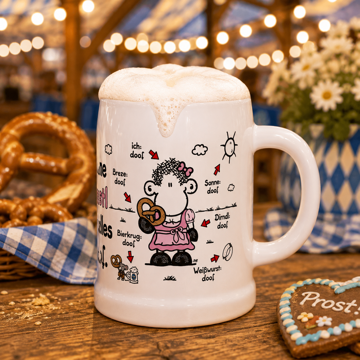 Bierkrug „Festl“ Rosa