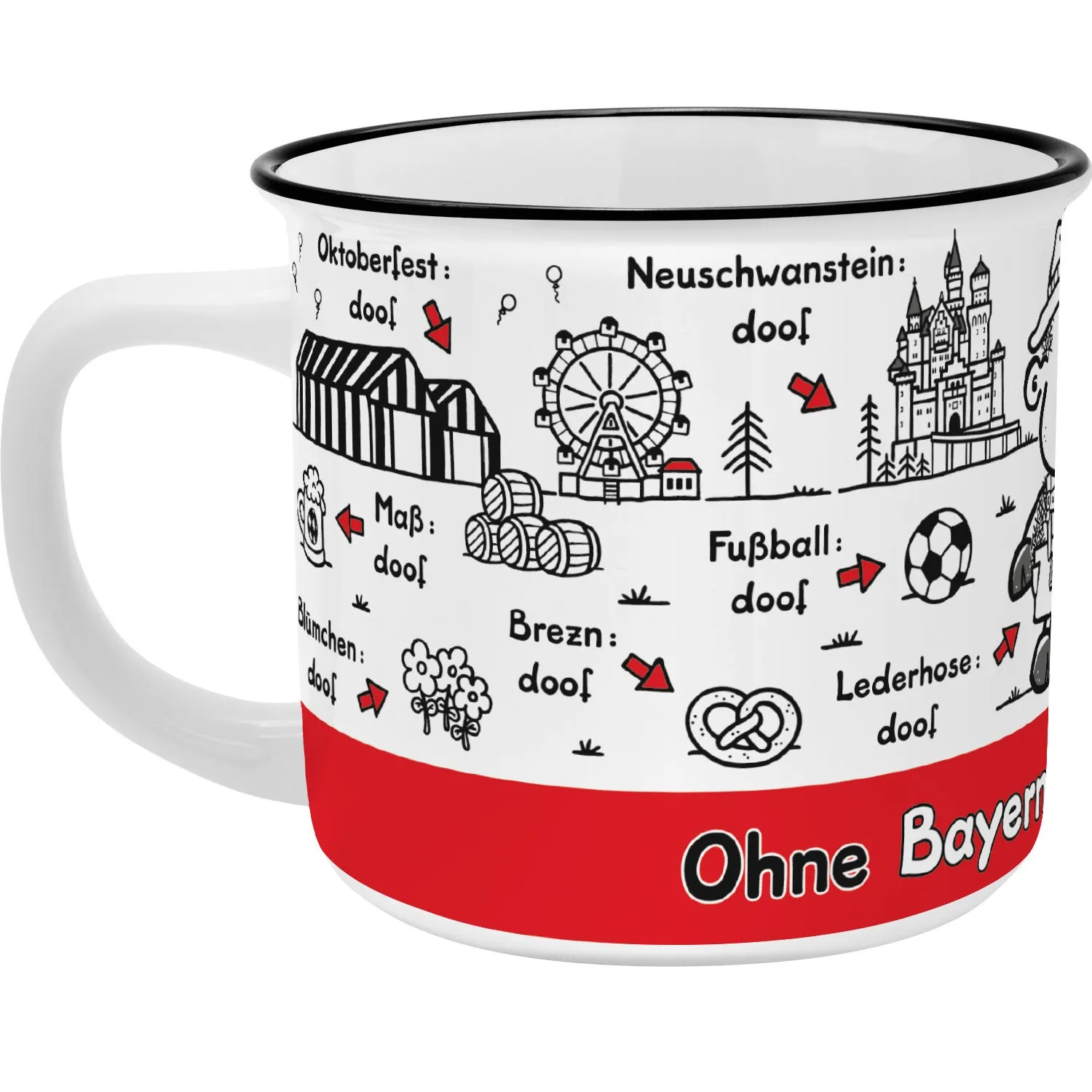 sheepworld Tasse »Ohne Bayern ist alles doof«