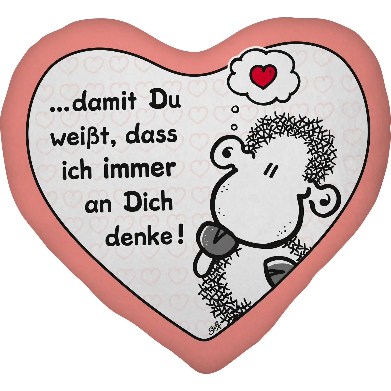 Plüschkissen »Denke«