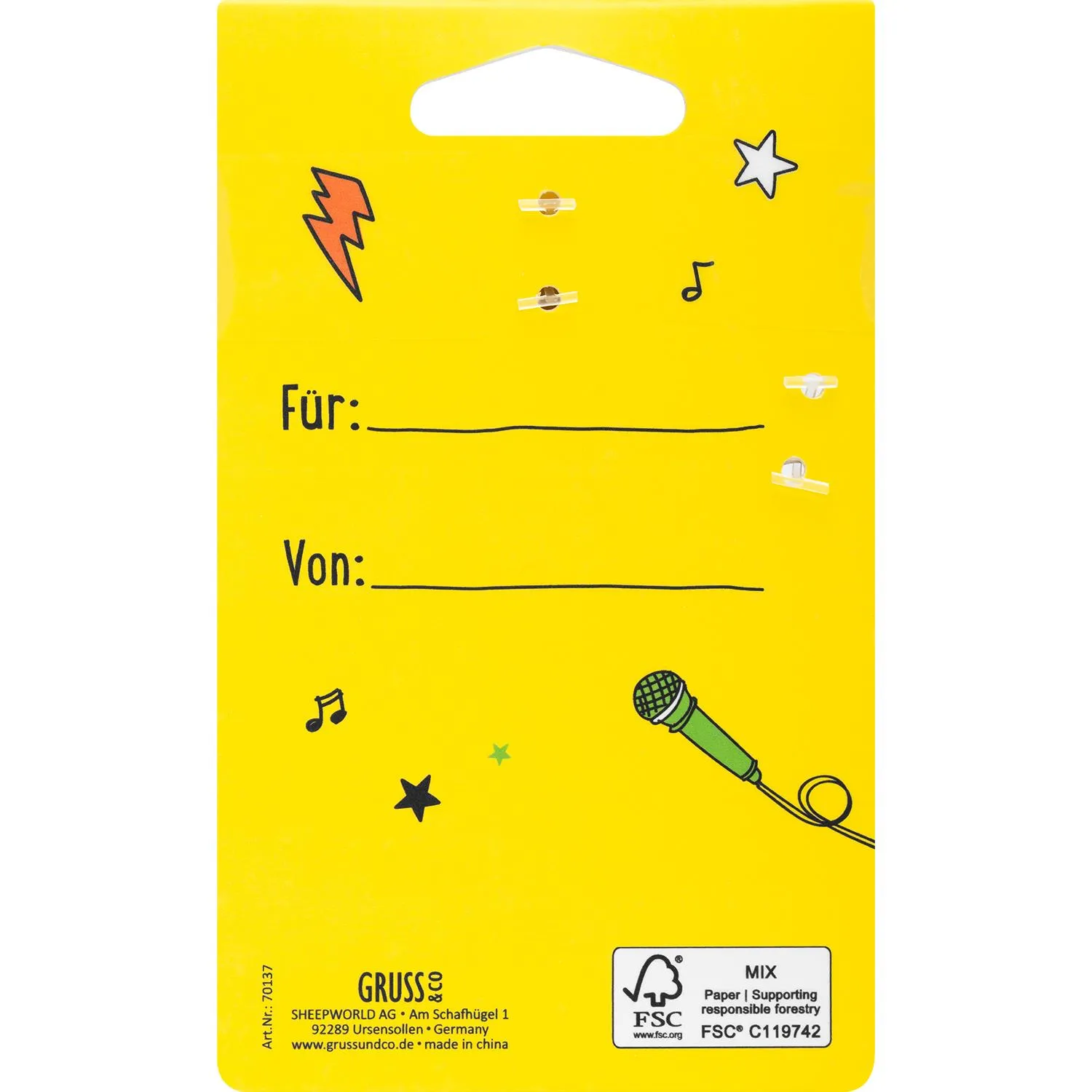 Neon-Reflektor Drache für Kleidung, 12,8 x 4,5 cm, Kunststoff/Metall/Papier, mit Karabinerhaken