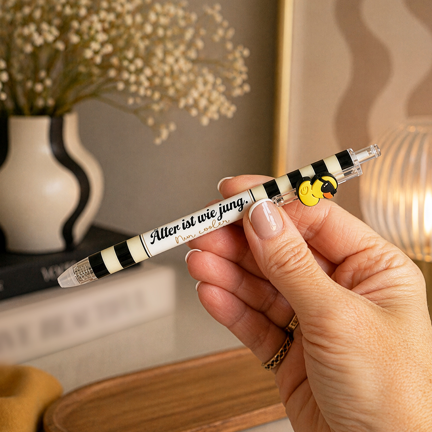 Radierbarer Gelstift »Ente«