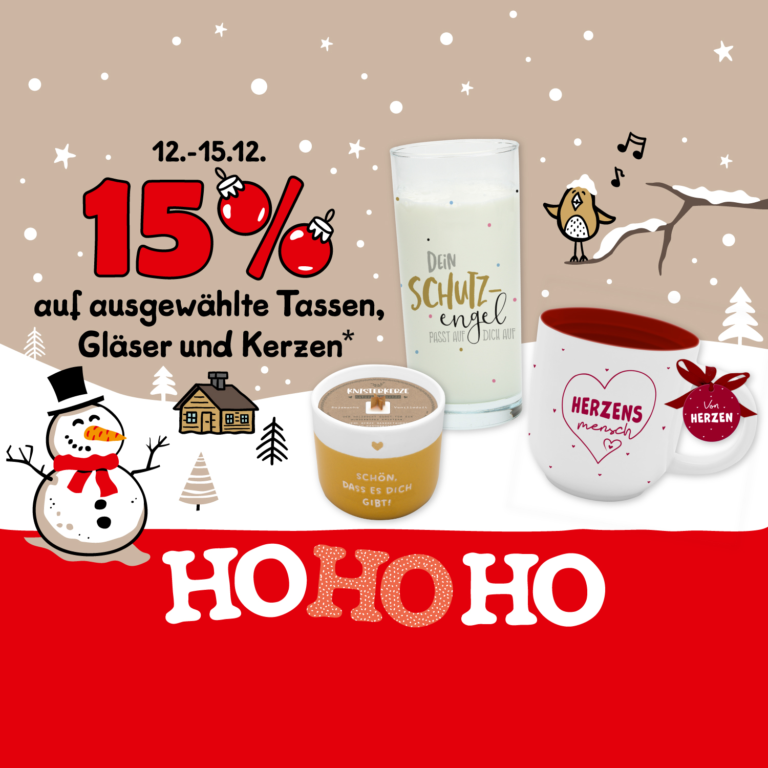 Gläser, Tassen & Kerzen | 12. – 15.12.2025